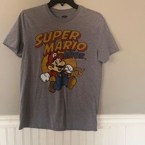 Super Mario Bros.~ Graphic Distressed Super Mario T-Shirt Men's Small